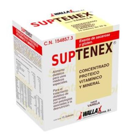 SUPTENEX vainilla 15 sobres
