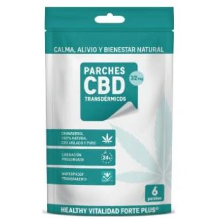 HEALTHY VITALIDAD FORTE PLUS parches CBD 6ud.