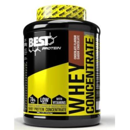 Proteína de suero WHEY CONCENTRATE chocolate 2kg.