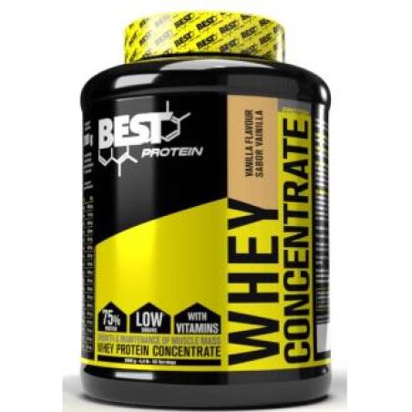 Proteína de suero WHEY CONCENTRATE vainilla 2kg.