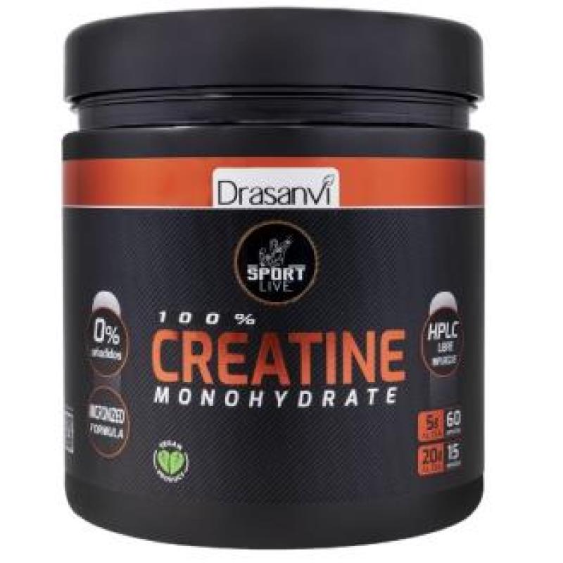 CREATINA MONOHIDRATO 80MESH 300G SPORT LIVE