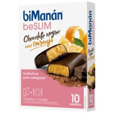 BARRITAS CHOCOLATE NEGRO con naranja expositor 10ud.