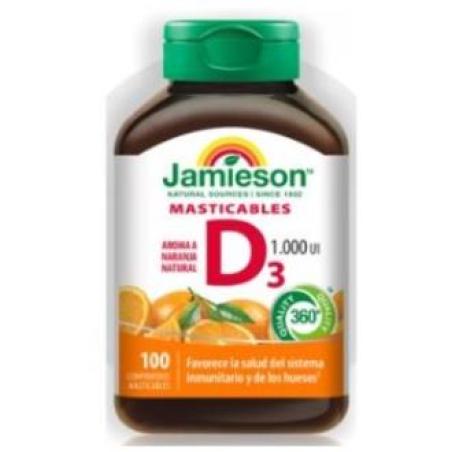 VITAMINA D 1000ui 100comp.masticables