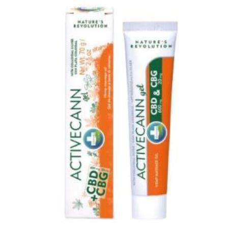 ACTIVECANN CBD+CBG gel masaje 75ml.