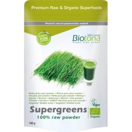 SUPERGREENS RAW 150gr.