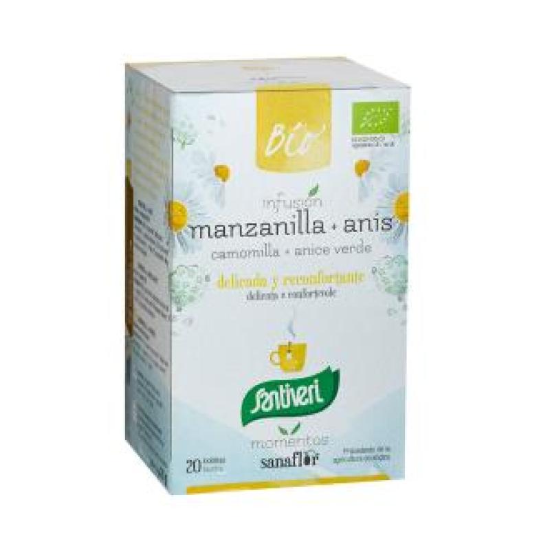 SANAFLOR MANZANILLA+ANIS infusion 20ud. BIO