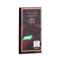 CHOCOLATE NEGRO 74% DE CACAO 80gr. S/A