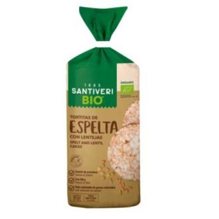 TORTITAS DE ESPELTA con Lentejas 100gr. BIO