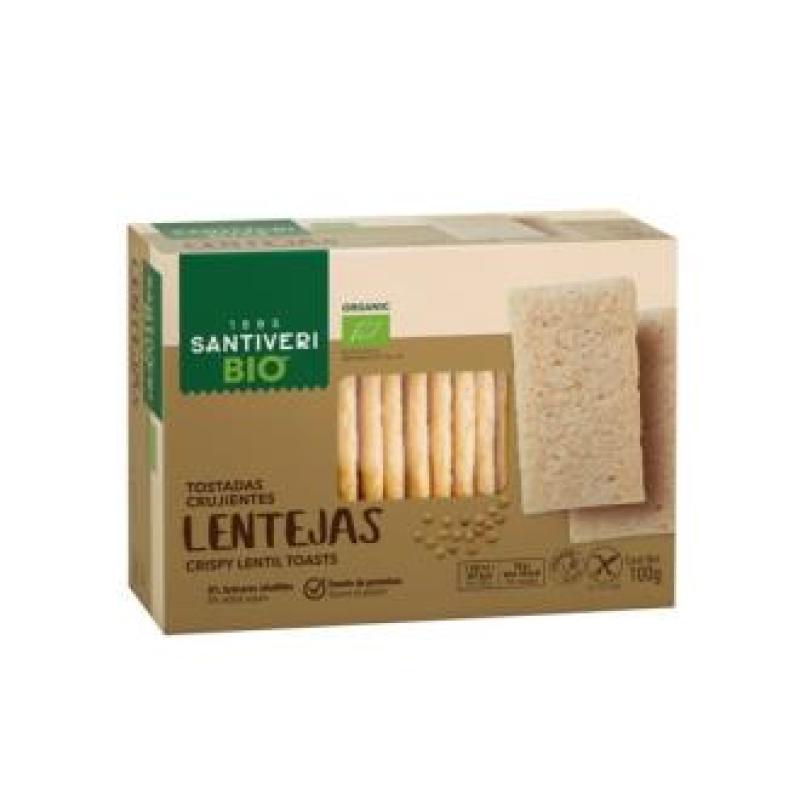 TOSTADAS LIGERAS DE LENTEJAS 100gr. BIO