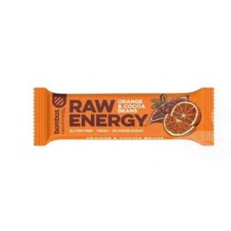 BOMBUS RAW ENERGY naranja 20barritas