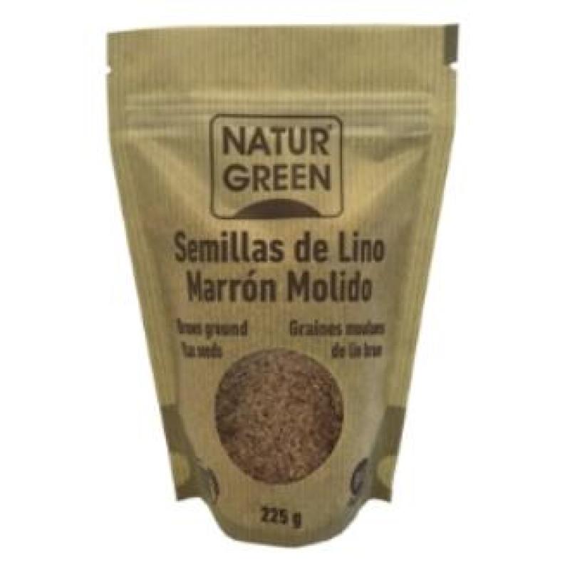 SEMILLAS DE LINO MARRON molido 225gr. BIO