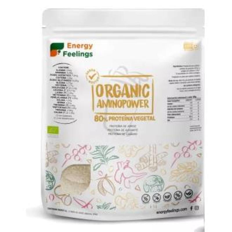 ORGANIC AMINOPOWER 80% neutro 500gr. ECO VEGAN SG