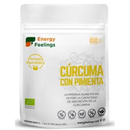 CURCUMA CON PIMIENTA polvo 200gr. ECO VEGAN SG