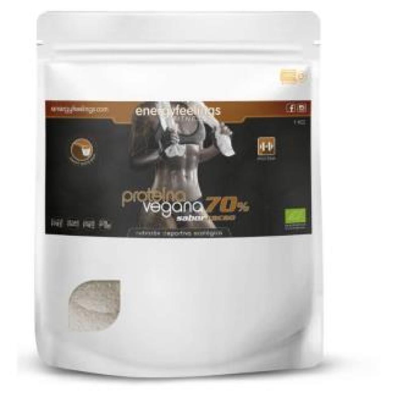 PROTEINA VEGANA 70% cacao 1kg. ECO VEGAN