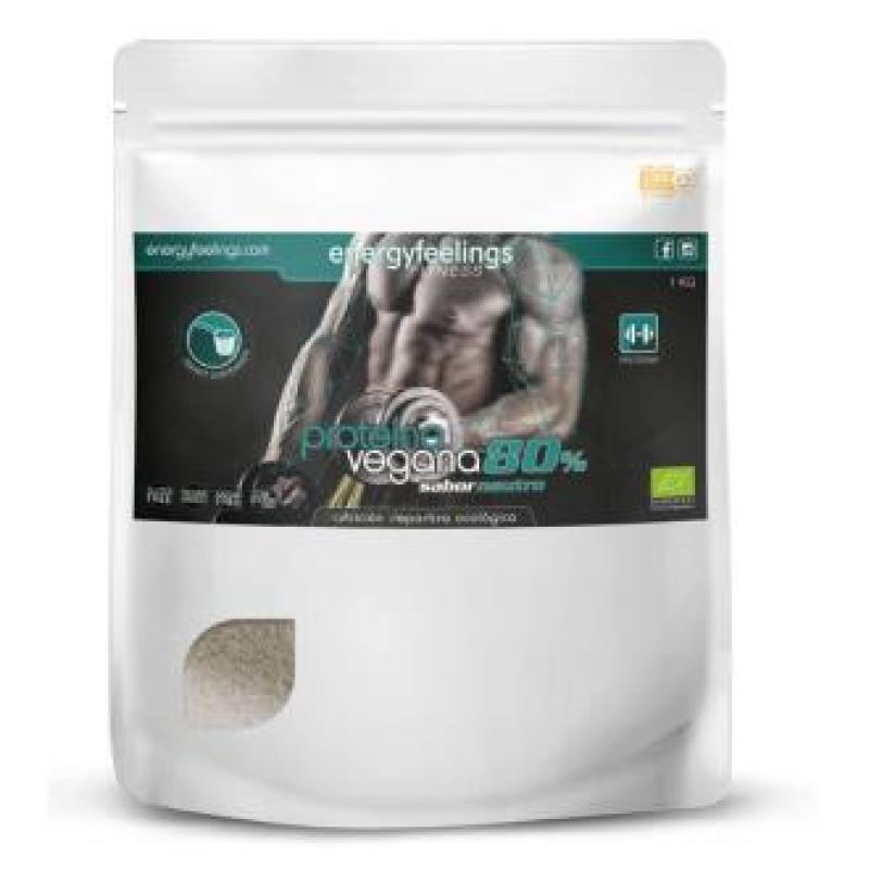 PROTEINA VEGANA 80% neutro 1kg. ECO VEGAN SG