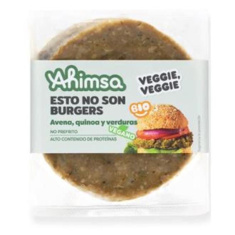 BURGER DE AVENA QUINOA Y VERDURAS 2udx160gr. BIO