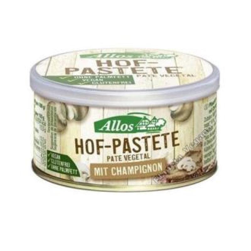 PATE VEGETAL con champiñones 125gr. BIO VEGAN