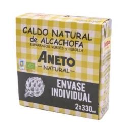 CALDO DE ALCACHOFA esparragos-cebolla 2udx330m ECO