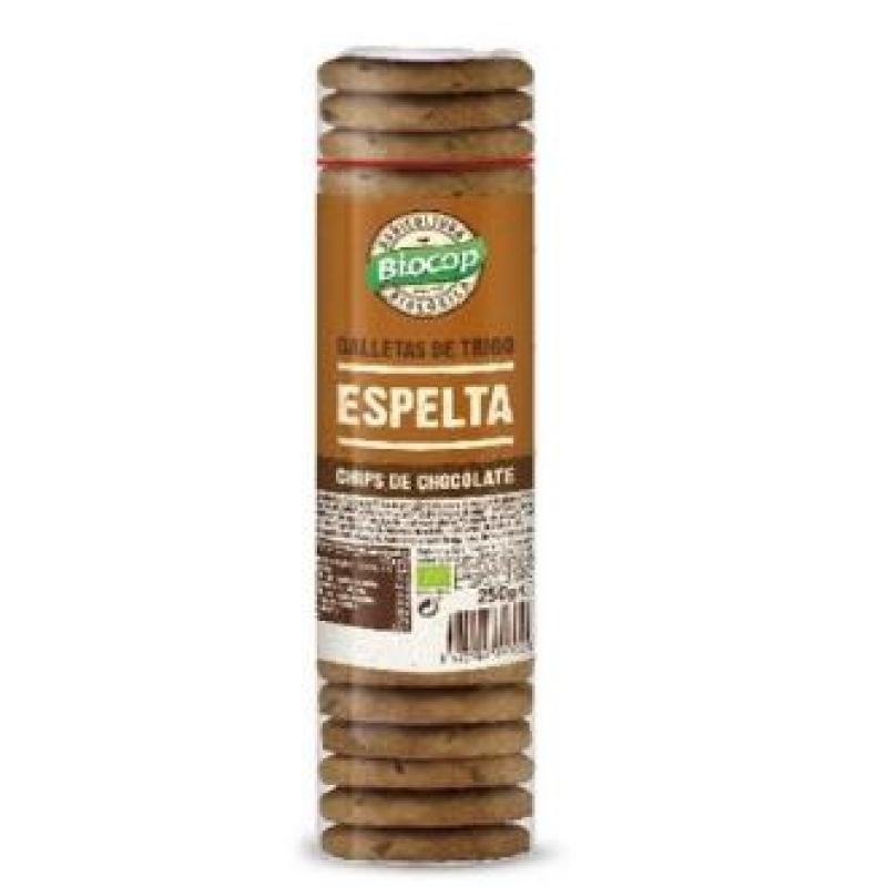 GALLETAS ESPELTA con chips de chocolate 250gr. BIO