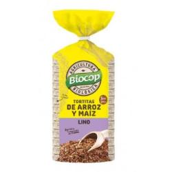 TORTITAS DE ARROZ, MAIZ Y LINO 200gr. BIO