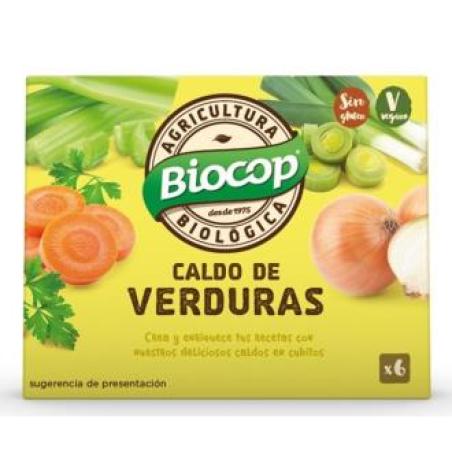 CALDO DE VERDURAS 6cubitos. BIO