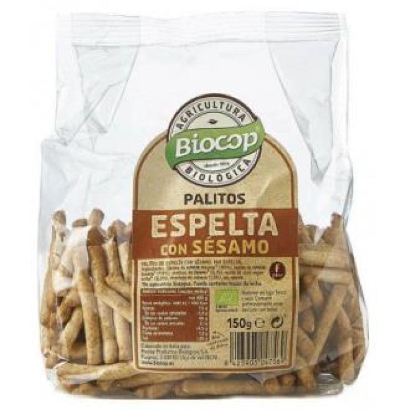 PALITOS DE ESPELTA con sesamo 150gr. BIO