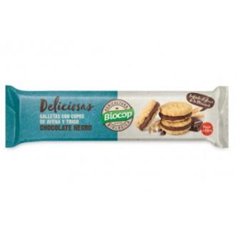 GALLETA DELICIOSAS rellena chocolate negro 150gr