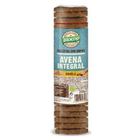 GALLETAS DE AVENA integral con canela 250gr. BIO