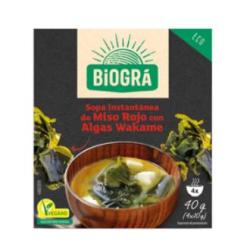 SOPA MISO con alga wakame 4sbrs. BIO