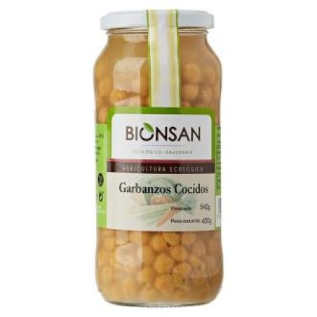 GARBANZOS PEDROSILLANOS cocidos 400gr. ECO