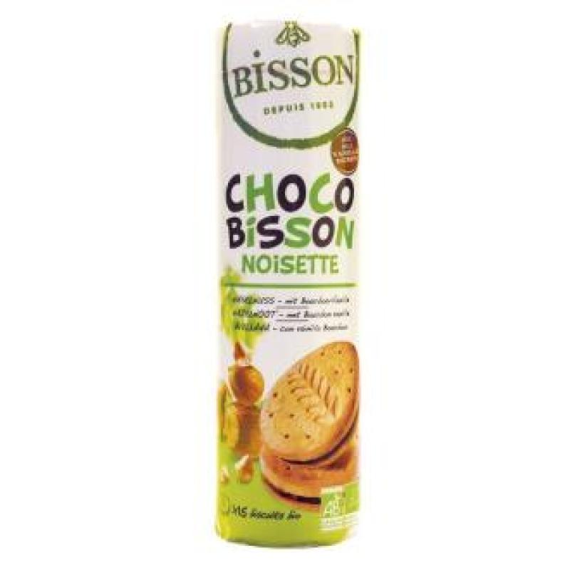 GALLETAS DE CHOCO BISSON AVELLANAS 300gr. BIO