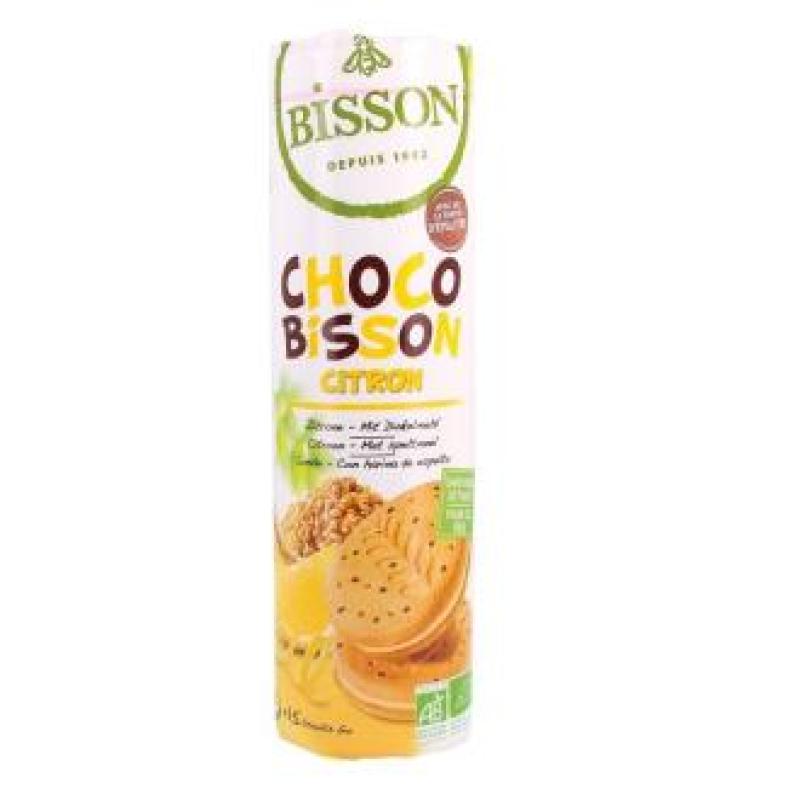 GALLETAS DE CHOCO BISSON LIMON 300gr. BIO