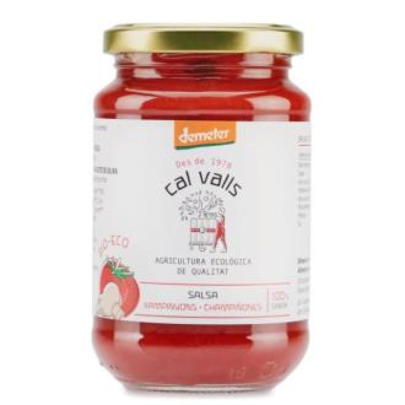 SALSA DE TOMATE con champiñones 350gr. DEMETER