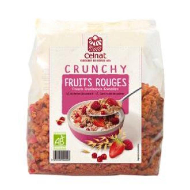 MUESLI CRUNCHY FRUTOS ROJOS  500gr. BIO