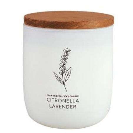 VELA VASO BLANCO CITVASV citronela-lavanda 7x9cm