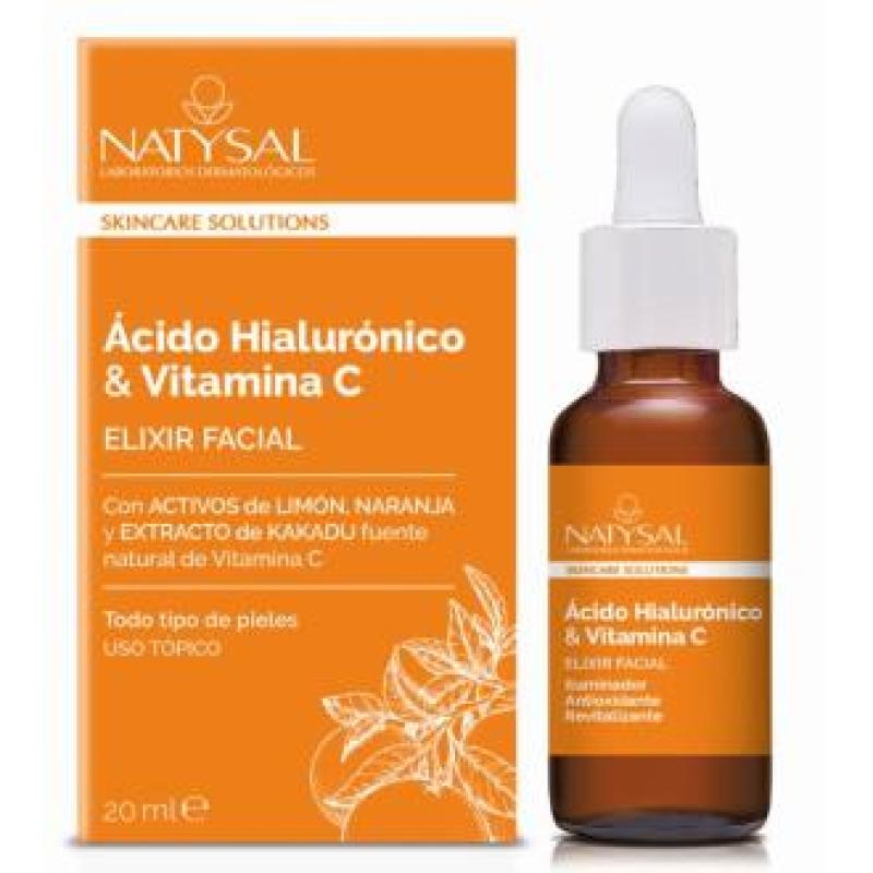 ELIXIR FACIAL acido hialuronico y vitamina c 20ml.