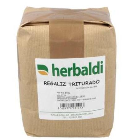 HIERBA REGALIZ raiz triturada 1kg.