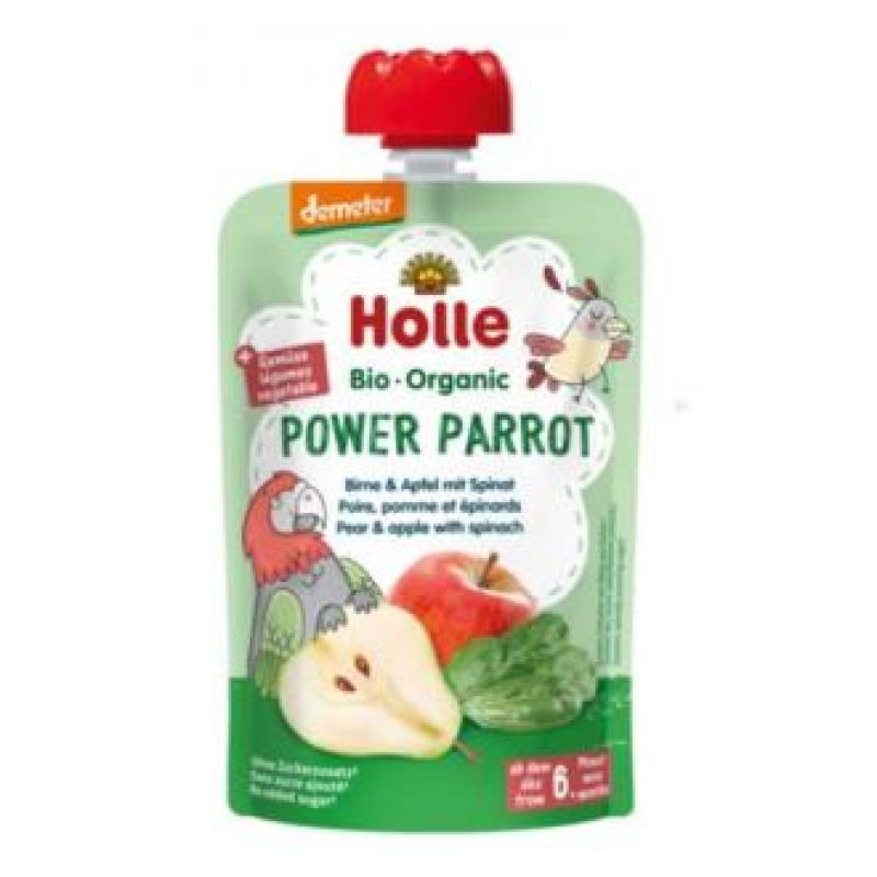 SMOOTHIE POWER PARROT pera-espinacas 6meses 100gr.