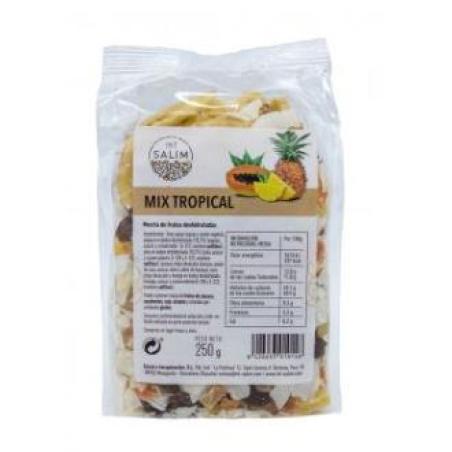 MIX TROPICAL DE FRUTAS deshidratadas 250gr.