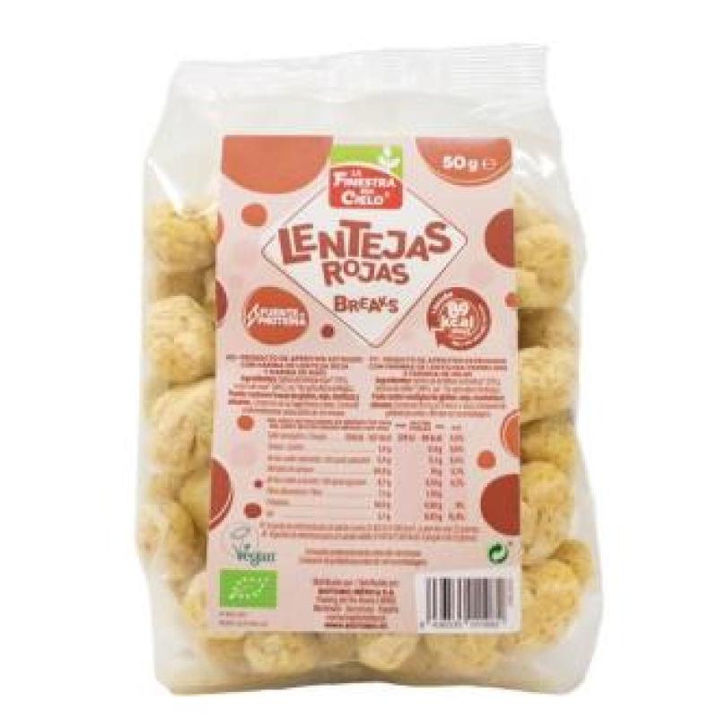 BREAK DE LENTEJAS ROJAS 50gr. BIO VEGAN