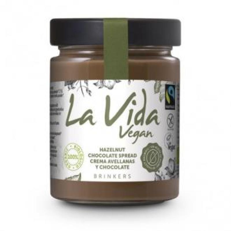 CREMA DE CHOCOLATE Y AVELLANAS 270gr. BIO VEGAN