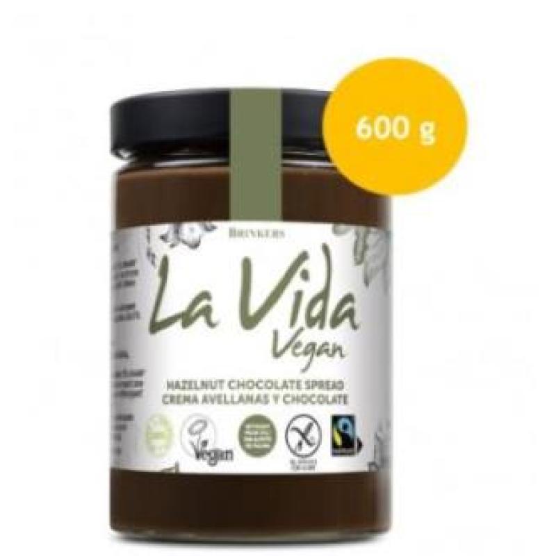 CREMA DE CHOCOLATE Y AVELLANA 600gr. BIO VEGAN