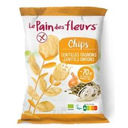 CHIPS DE LENTEJAS con cebolla 50gr. BIO SG VEGAN