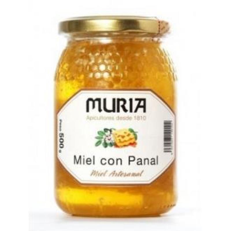 MIEL con panal 500gr.