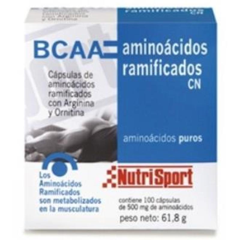 BCAA AMINOACIDOS RAMIFICADOS 500mg. 100cap.