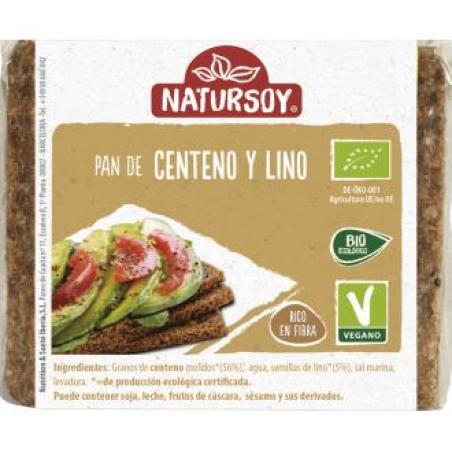 PAN DE CENTENO Y LINO 300gr.