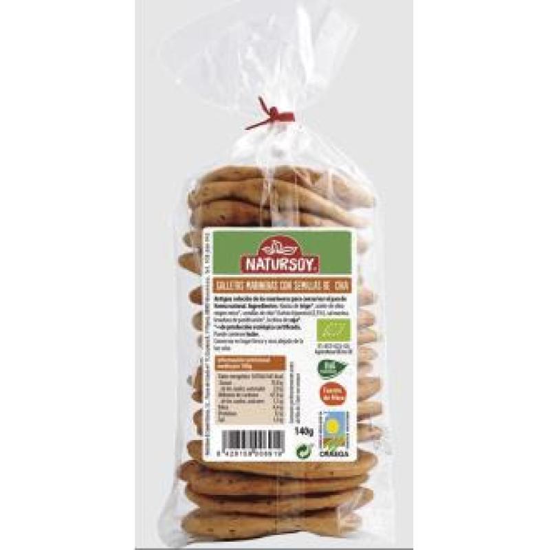 GALLETAS MARINERAS con chia 140gr.