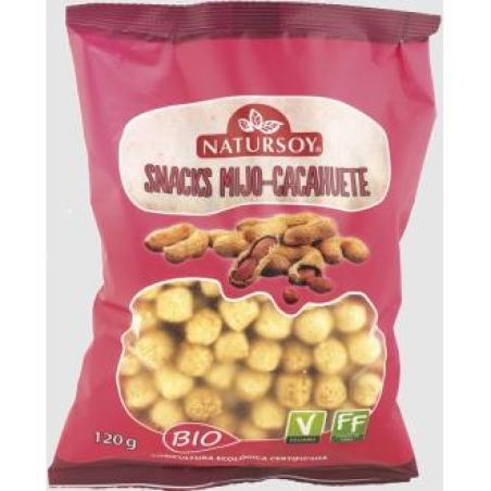 SNACKS DE MIJO Y CACAHUETE 120gr. BIO VEGAN