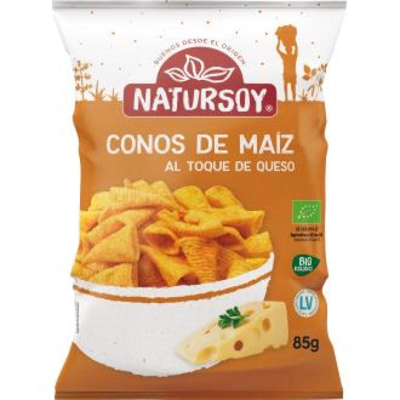 CONOS DE MAIZ al toque de queso 85gr. BIO VEGAN