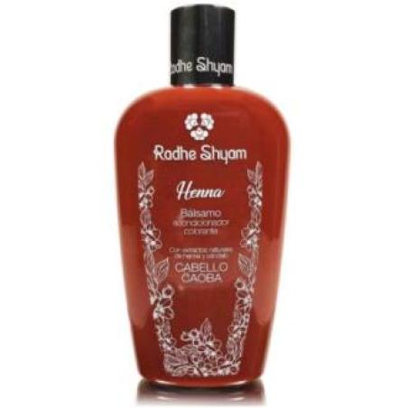 BALSAMO ACONDICIONADOR HENNA COLOR CAOBA 250ml.